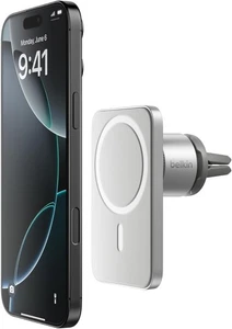 Belkin MagSafe Vent Mount Pro - Support voiture iPhone argent (portrait-paysage) - Photo 1 sur 7