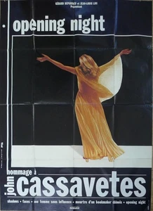 NOCHE DE APERTURA - CASSAVETES / ROWLANDS / GAZZARA - REEDICIÓN GRAN PÓSTER DE PELÍCULA - Imagen 1 de 1