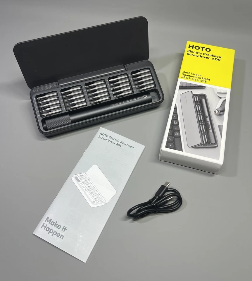 Professional Precision Screwdriver Set LED & Dual Torque For Technicians DIY - Image 1 of 4