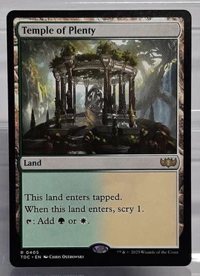 Magic - Temple of Plenty - Rare/Land - Commander: Tarkir Dragonstorm - EN/NM - Bild 1 von 2