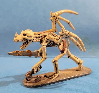 Ral Partha Demonio Esquelético Alado con Espada de Llama Metal Pintado Miniatura 1985 Foto 1 de 2