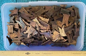 Old LINOTYPE brass Printing Matrices Matrix Mats Keys approx 240 pieces 1,745gm - Picture 1 of 7