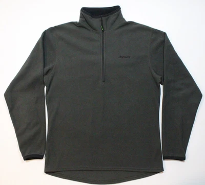 EMS Eastern Mountain Sports Men's Small Green 1/4 Zip Pullover Fleece Jacket - Image 1 of 4