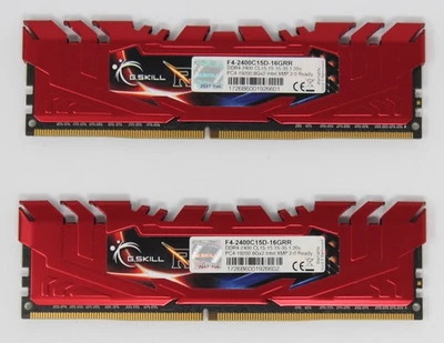 G.Skill RipJaws 4 16 GB (2x8GB) F4-2400C15D-16GRR PC4-19200 (DDR4-2400) RAM (#16 - Bild 1 von 2