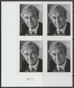 USA Sc. 6037 (2 Unzen) Elie Wiesel 2025 MNH Plattenblock - Bild 1 von 1