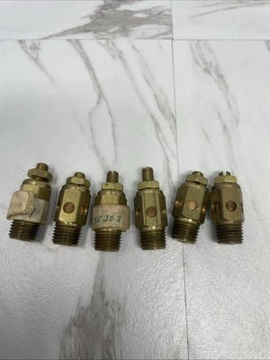 Lote de 6 silenciadores de controle de velocidade Parker Hannifin porta de escape 3/8" NPT 045060060 - Imagem 1 de 4