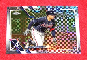 WILLIAM CONTRERAS ATLANTA BRAVES 2021 TOPPS CHROME X-FRACTOR RC #51 (KS-336) - Picture 1 of 1