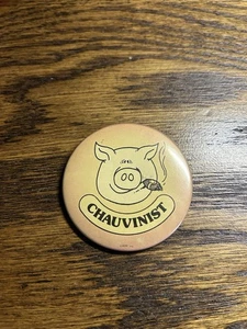 Vintage Pin Chauvinist Schwein Retro 2,25 cm �� - Bild 1 von 3