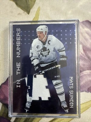 1999 RARE Mats Sundin Be A Player Millennium Signature Series Jersey Card N-15 - Image 1 of 2