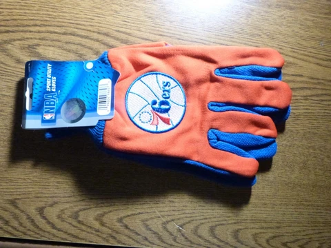 PHILADELPHIA 76ERS Sport Utility Gloves!!  NBA Licensed Cover