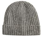 $155 Ryan Seacrest Men'S Gray Woven Cap Hat Beanie Winter One Size