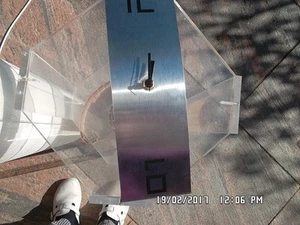 Designer Uhr Edelstahl - Bild 1 von 7