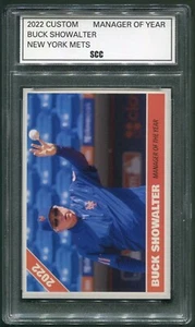 Custom 2022 Buck Showalter New York Mets Manager Of The Year Baseball Card - Picture 1 of 3