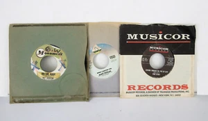 Roy Orbison Barry Manilow Gene Pitney 3 Vinyl Records 45rpm 7" Singles - Imagen 1 de 2