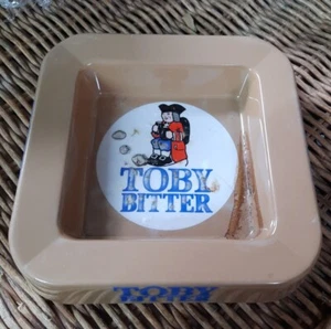 VINTAGE ORIGINAL TOBY BITTER ASHTRAY approx. 12cm x 12cm. - Picture 1 of 7
