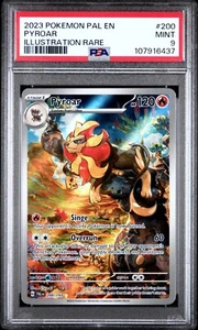 Pokemon TCG Pyroar 200/193 Paldea Evolved Illustration Rare Card - PSA 9 MINT - Picture 1 of 2