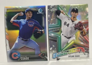 Dylan Cease 2016 Bowman Cromo Rifrattore, 2021 Future Stars Lotto Spedizione Gratuita - Foto 1 di 6