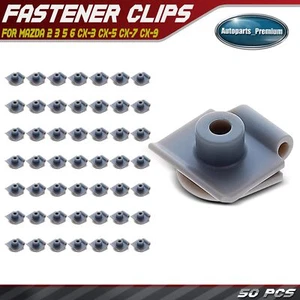 50Pcs M4.8 #10 Nylon Front Bumper Retainer Nut Retainer Clip for Mazda CX-5 3 6 - Picture 1 of 10