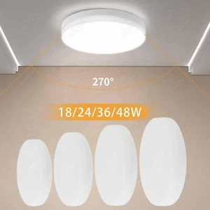 Plafoniera LED plafoniera lampada bagno soggiorno cucina corridoio 18W 24W 36W 48W - Foto 1 di 20