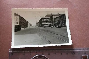 tolles altes Foto - mir unbekannte Stadt mit Strassenbahn 30-40er Jahre  - Picture 1 of 4