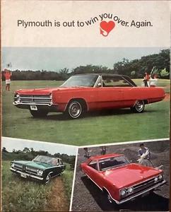 1967 Plymouth "FURY / BELVEDERE / VALIANT" - Original Brochure  - Picture 1 of 3