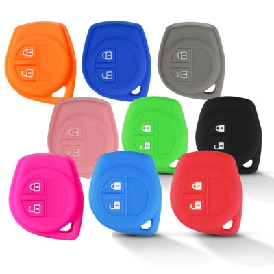 Fit Suzuki Grand Vitara Swifts SX4 2 Button Key Fob Silicone Cover Case - Image 1 of 4