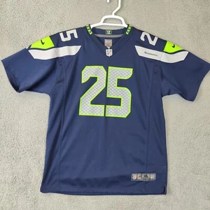 Seattle Seahawks Jersey Nike Youth Extra Large XL Blue Richard Sherman #25 Home - Picture 1 of 10