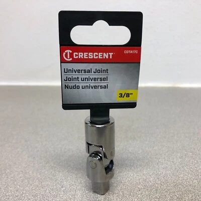 Crescent CDTA17C 4.33 in. L X 3/8 in. drive Universal Joint - Image 1 of 3