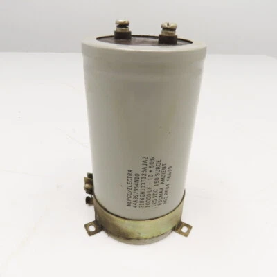 Condensador de sobretensiones Mepco Electra 44B399210-001 10000 uF -10+50% 125VDC 150 Foto 1 de 4