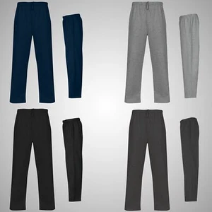 Jogging Bottoms Fleece Trousers Mens Kids Stretch Tracksuit Joggers Unisex Pants - Picture 1 of 6