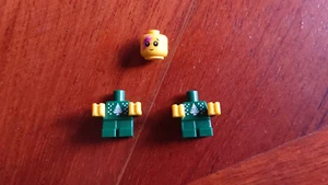 2 Weihnachtskinder Lego Christmas Toddlers Babies Baby Bodys + 1 Sparkle Head - Bild 1 von 1