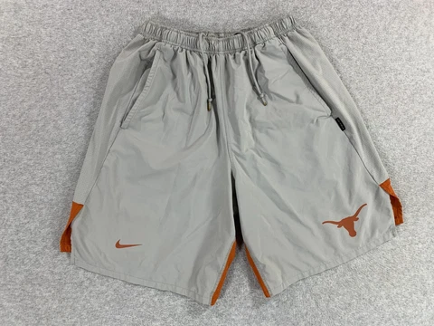 Texas Longhorns Nike Authentic Basketball Practice Shorts (Women's Large) Gray Cover