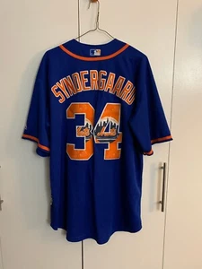 Majestic NY Mets Noah "THOR'' Syndergaard Cool Base Jersey Men's XL - Picture 1 of 5