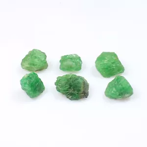 Natural Green Tsavorite Rough Lot 57.70 Carats 9 To 11 mm From Kenya - Picture 1 of 6