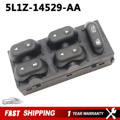 Interruptor de control maestro ventana eléctrica delantera izquierda 5L1Z14529AA para CROWN VICTORIA NUEVO Foto 1 de 4