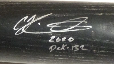 2023 COLT KEITH SIGNED RAWLINGS (DETROIT PRO) GAME USED BAT W DRAFT INSCRIPTION - Image 1 of 4