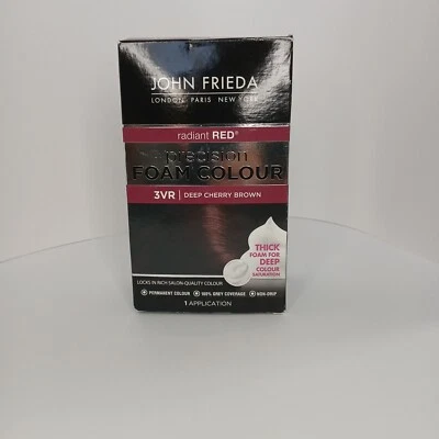 John Frieda Precision Foam Nourishing Permanent Hair Color Kit Deep Cherry Brown - Image 1 of 4