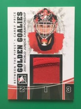CAREY PRICE (CANADA) 10-11 BETWEEN THE PIPES GOLDEN GOALIES JERSEY CARD GG25