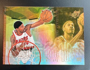 2000-01 SPx Spxcitement Trail Blazers Basketball Card #S3 Rasheed Wallace
