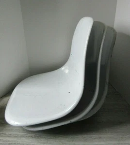 Vintage Set of 3 MCM Mid Century Eames Era Curtis Shell Fiberglass Chair Seats - Picture 1 of 7