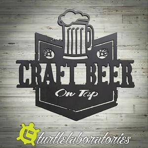 Birra artigianale metallo arte da parete decorazione casa - Foto 1 di 6
