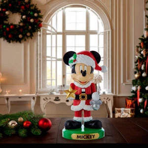 Disney Plastic Mickey Mouse Nutcracker 6" - Picture 1 of 2