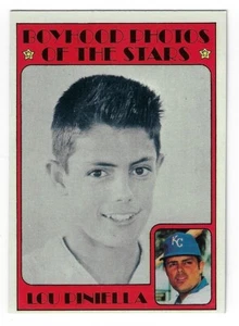 1972 Topps Set Break #491 Lou Piniella (foto ragazzo) - Foto 1 di 2