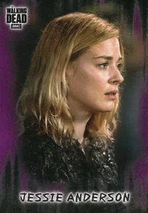 The Walking Dead Hunters & Hunted 2018 #39 Jessie Anderson tarjeta base púrpura #07/10 - Imagen 1 de 2