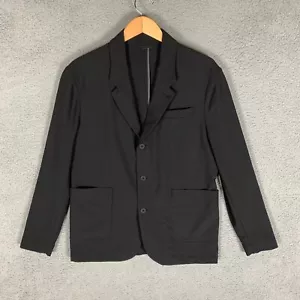Proof 72 Hour Merino Blazer Medium Black Unstructured Lightweight Huckberry $328 - Picture 1 of 14