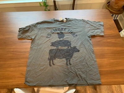 男式 I'd Smoke That 短袖 T 恤-XL 绿色 — 第 1/4 张图片