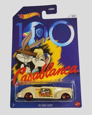 Coche fundido a presión Hot Wheels Looney Toones 100 aniversario '40 Ford Coupe 1:64  Foto 1 de 3