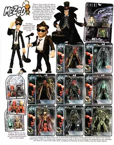 2004 Action Figuren Spielzeug PRINT AD ART - MEZCO HELLBOY BLUES BROTHERS JACK THE RIP - Bild 1 von 4