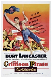 Póster clásico de la película The Crimson Pirate 1952 - vintage de The Crimson Pirate - Imagen 1 de 6