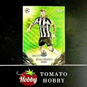 TOPPS CHROME UEFA 2023-24 KIERAN TRIPPIER /399 GREEN SHIMMER REFRACTOR NEWCASTLE - Picture 1 of 2